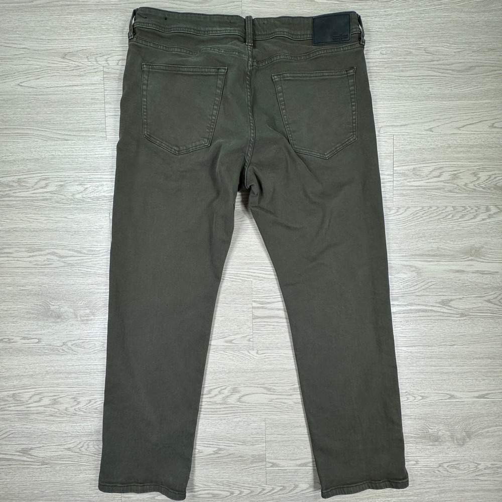 Liverpool Mens Pants Relaxed Straight Pistachio Green 36x30 Stretch Twill Casual - Picture 2 of 9